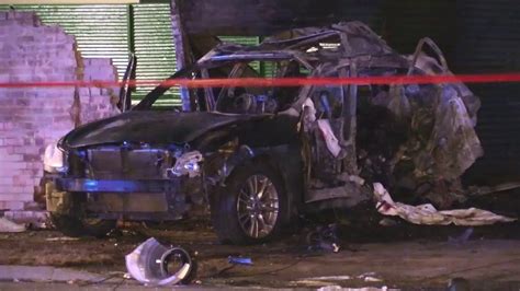 Fiery crash leaves 3 dead, including 2 children, in .